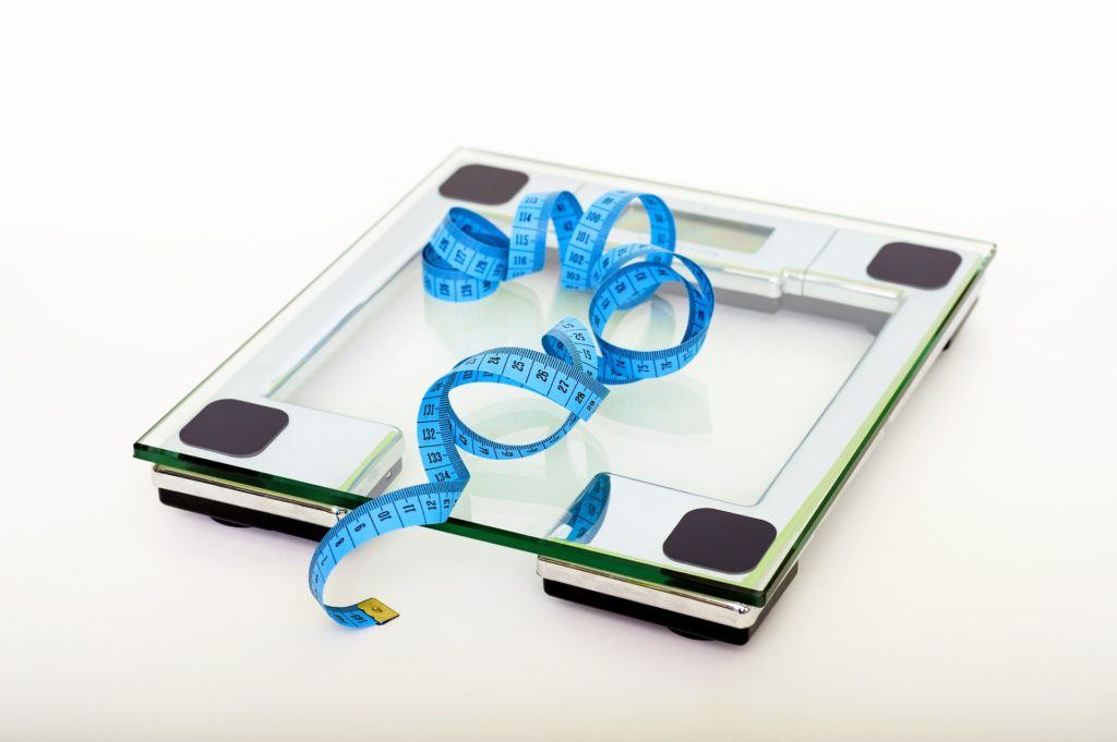 Image of tools used for weight loss and restriction and dieting